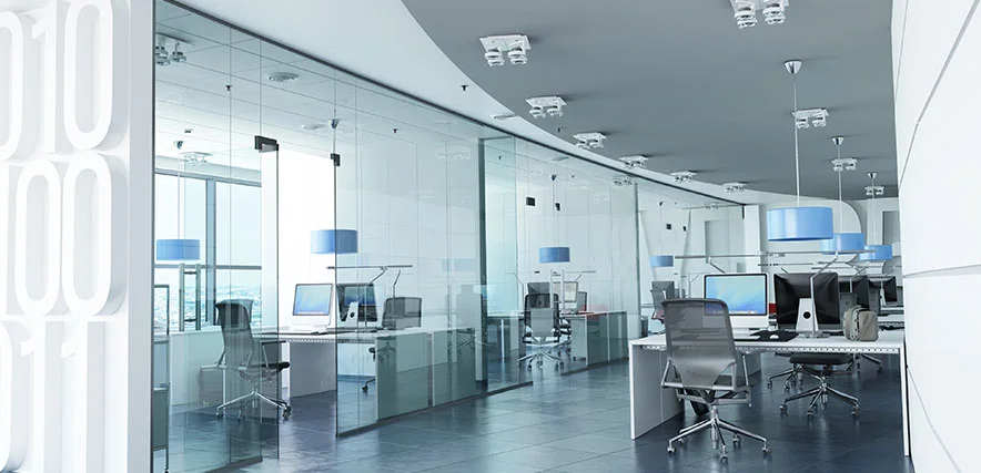 office glass in Southwest Edmonton